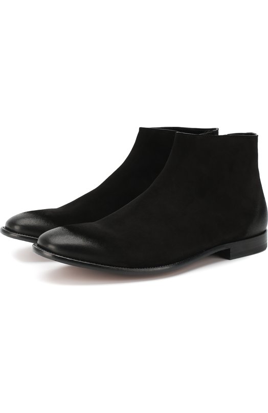 Кожаные ботинки на молнии Alexander McQueen 