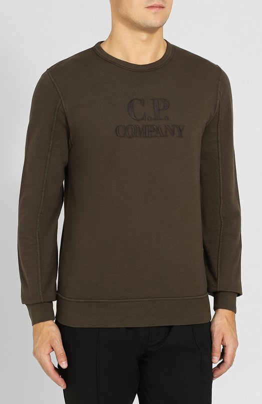 Однотонный хлопковый свитшот C.P. Company 