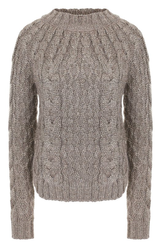 Вязаный пуловер с воротником-стойкой Yves Saint Laurent 