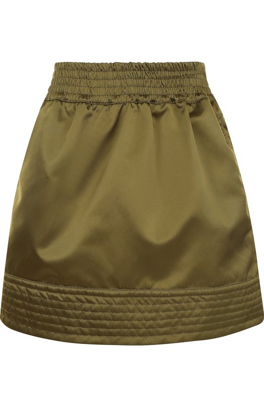 Однотонная мини-юбка с эластичным поясом No. 21 