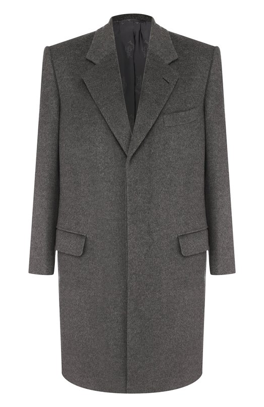 Однотонное шерстяное пальто Brioni 