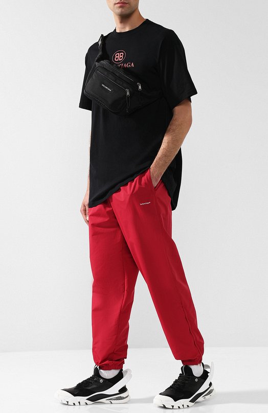 Спортивные брюки с логотипом бренда Balenciaga 