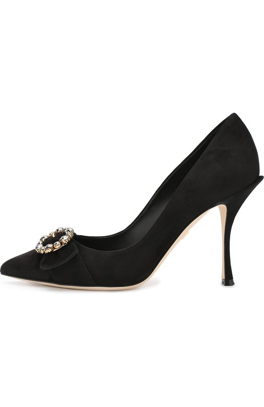 Замшевые туфли Lori на шпильке Dolce&Gabbana 