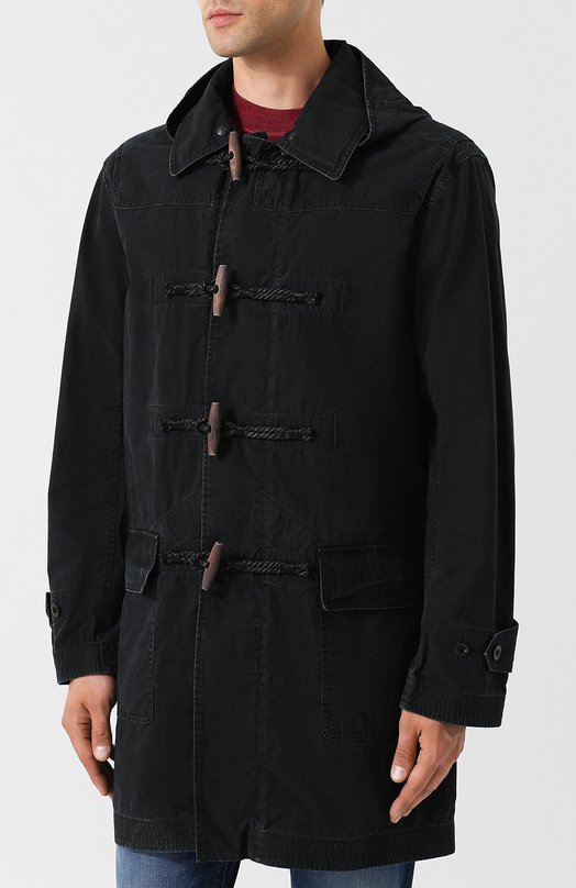 Хлопковая куртка с капюшоном Polo Ralph Lauren 