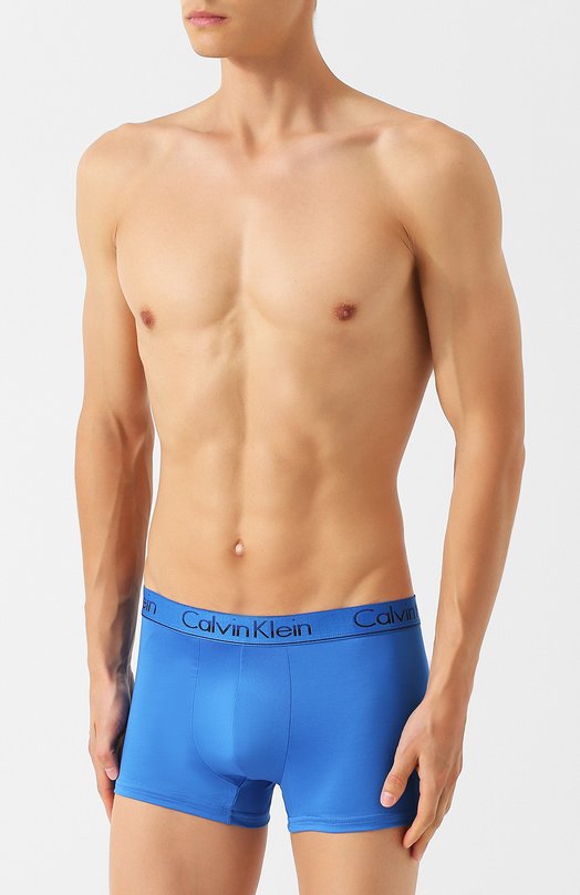 Комплект из трех хлопковых боксеров с широкой резинкой Calvin Klein Underwear 