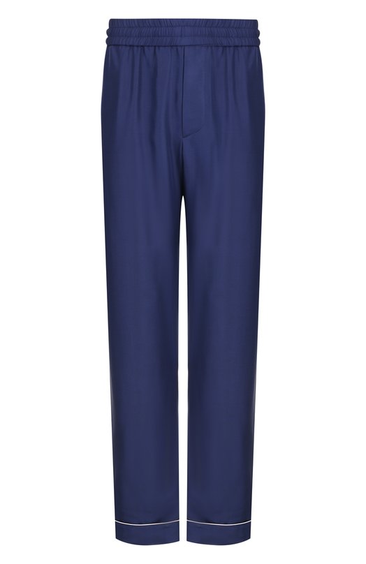 Шелковые брюки в пижамном стиле Valentino 