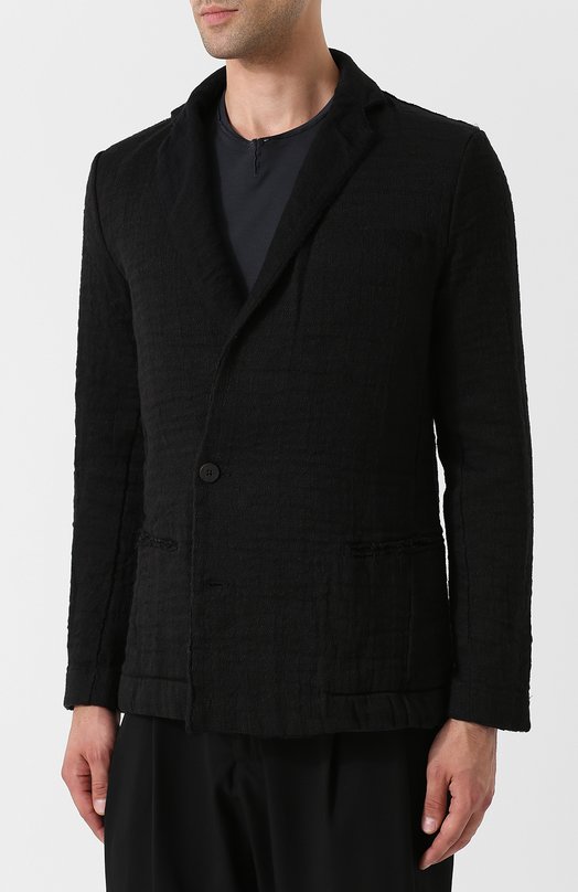 Однобортный пиджак из смеси шерсти и вискозы TRANSIT 