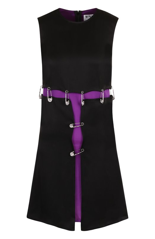 Мини-платье с декоративной отделкой Versus Versace 
