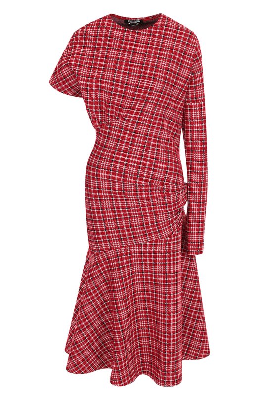 Приталенное платье-миди асимметричного кроя CALVIN KLEIN 205W39NYC 