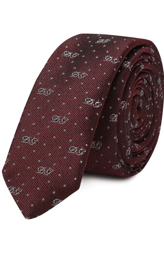 Dolce & Gabbana Шелковый галстук с узором Dolce & Gabbana