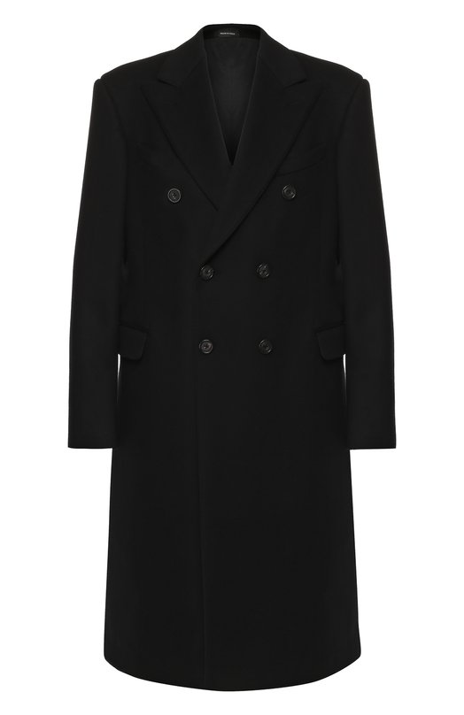 Двубортное пальто из шерсти Alexander McQueen 