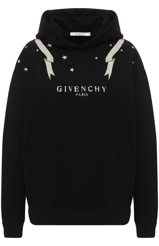 Хлопковый пуловер с капюшоном Givenchy 