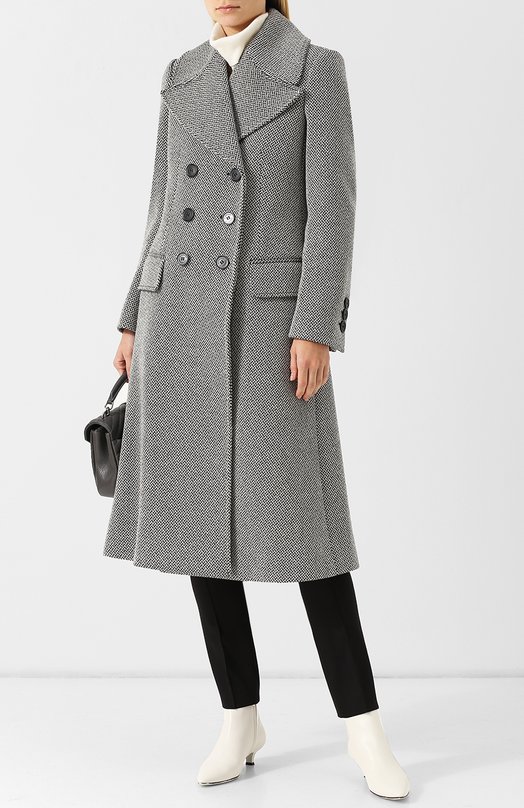 Двубортное шерстяное пальто Burberry 
