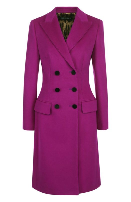 Двубортное шерстяное пальто Dolce&Gabbana 
