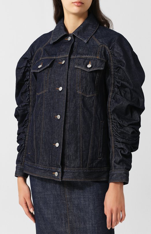Джинсовая куртка с объемными рукавами Dries Van Noten 