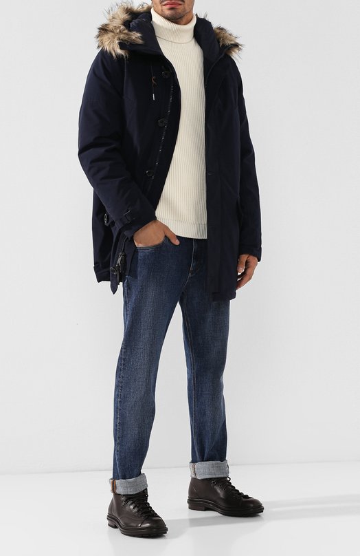 Куртка прямого кроя на молнии с капюшоном Polo Ralph Lauren 