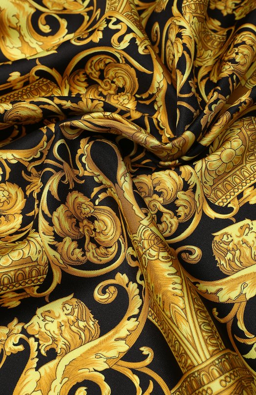 Шелковый платок с принтом Versace 