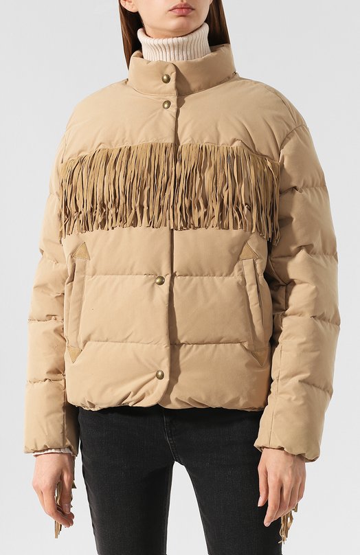 Стеганая куртка с бахромой Polo Ralph Lauren 