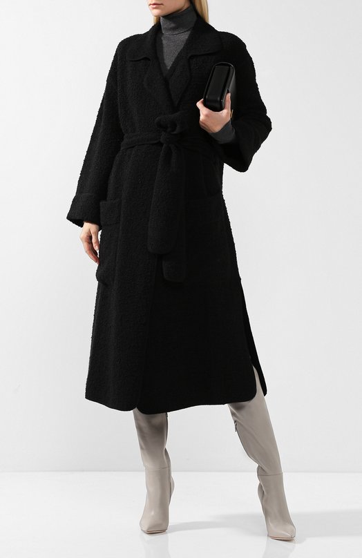 Вязаное пальто с поясом Tak.ori 