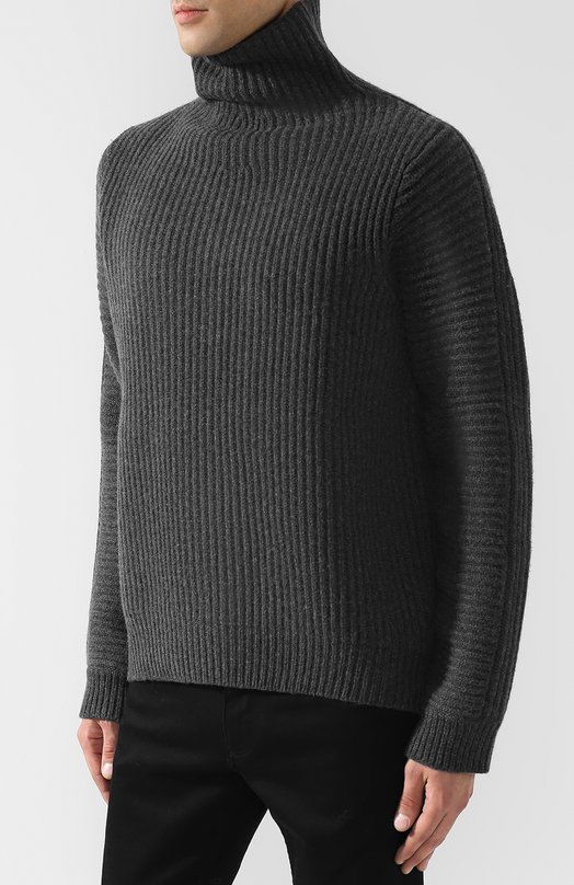 Шерстяной свитер с воротником-стойкой ACNE STUDIOS 