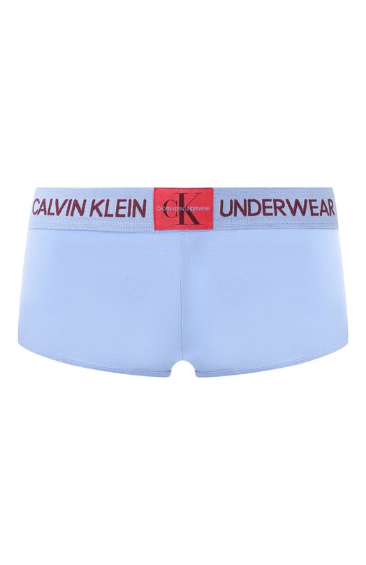 Хлопковые трусы-шорты с логотипом бренда Calvin Klein Underwear 