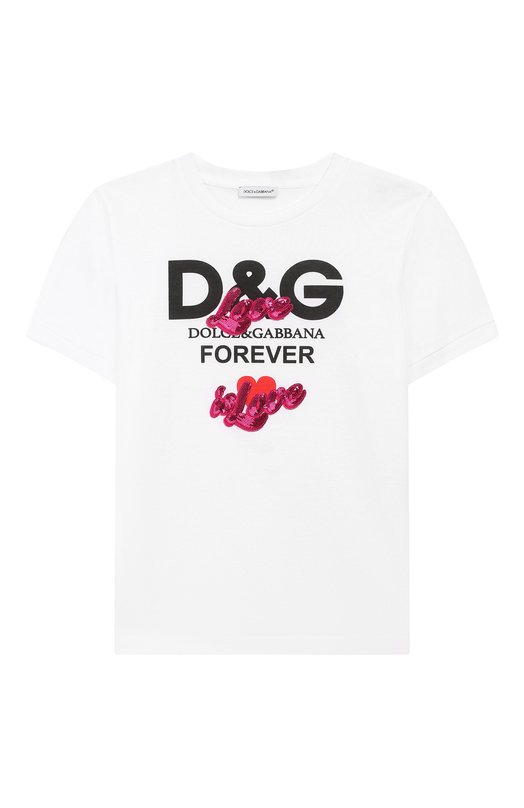Хлопковая футболка Dolce&Gabbana 6625884