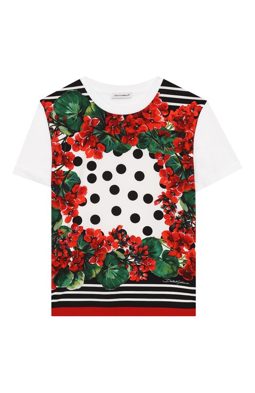 Хлопковая футболка Dolce&Gabbana 8215423