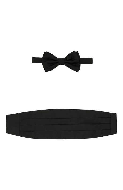 BOSS Комплект из шелкового галстука-бабочки и камербанда BOSS