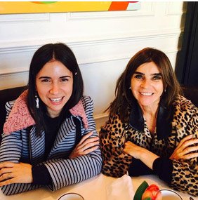 Наталья Гольденберг и Карин Ройтфельд