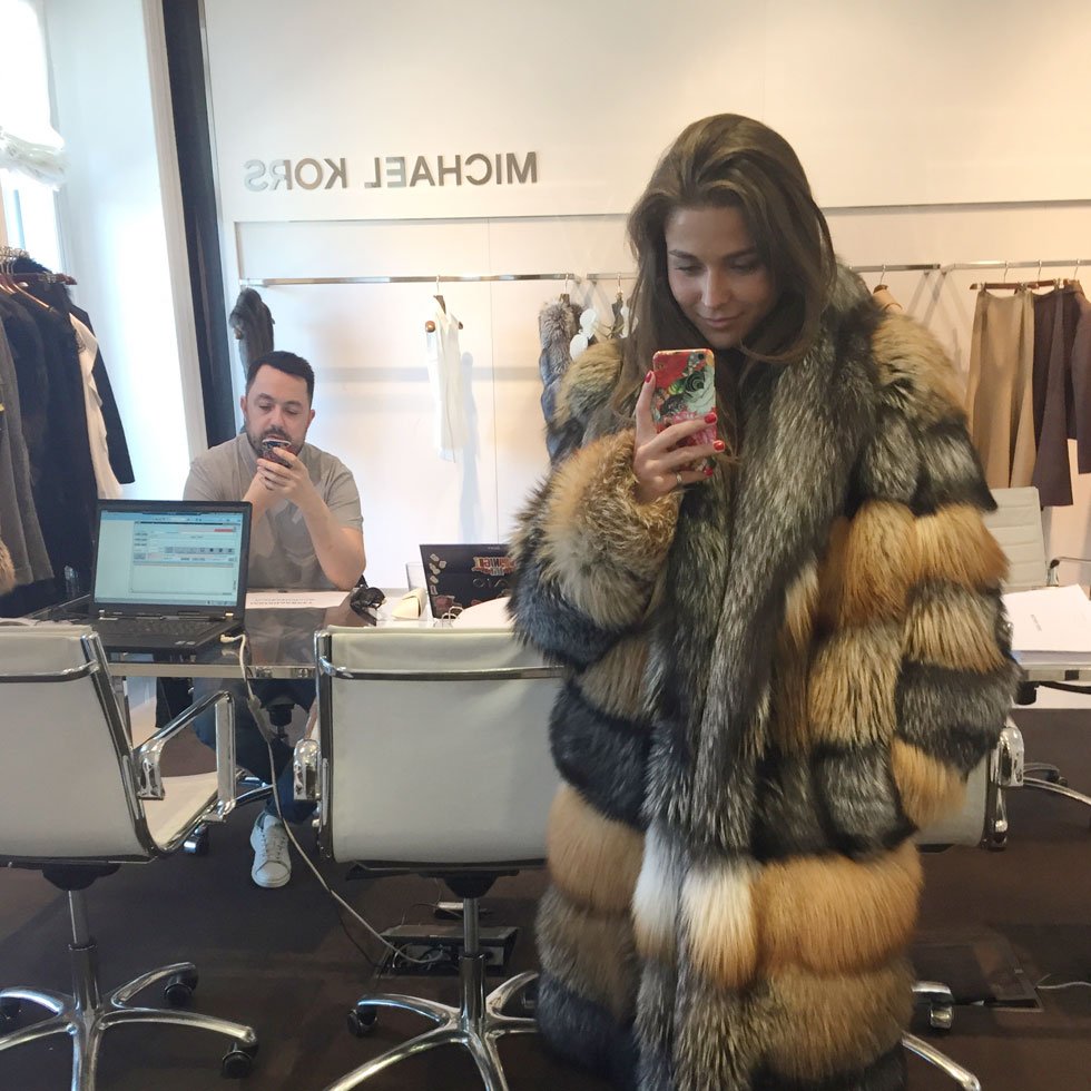 Шоу-рум Michael Kors, коллекция осень-зима 2015