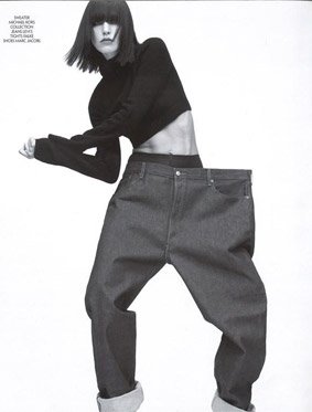 Модель Лорель Райнер в съемке для CR Fashion Book весна-лето 2016,