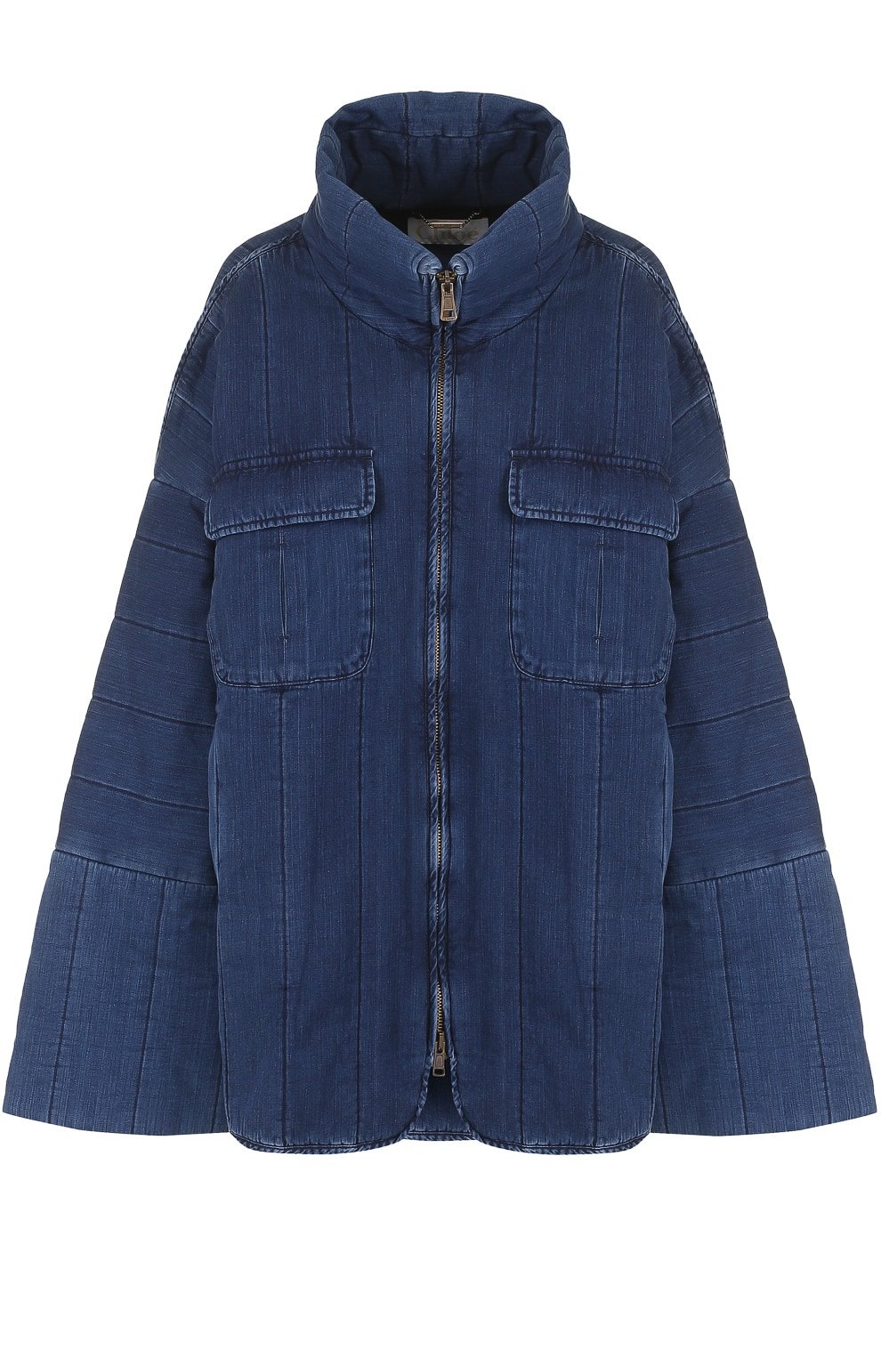 Пальто свободного кроя на молнии Chloé