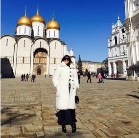 Карин Ройтфельд в Москве