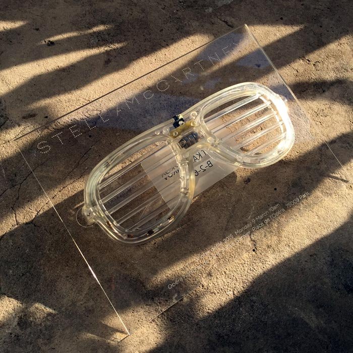 Приглашение на шоу Stella McCartney осень-зима 2015